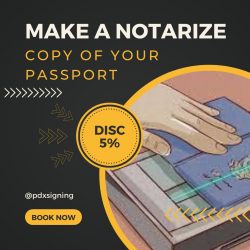 Make a notarize copy of your passport