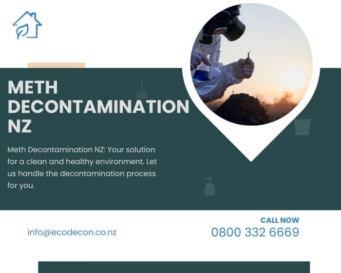 If you are a property owner contact us today for Meth Decontamination NZ