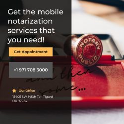 Mobile notary in Tigard