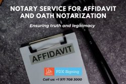 Notary Service for Affidavit and Oath Notarization