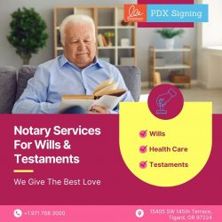 Notary Services For Wills & Testaments