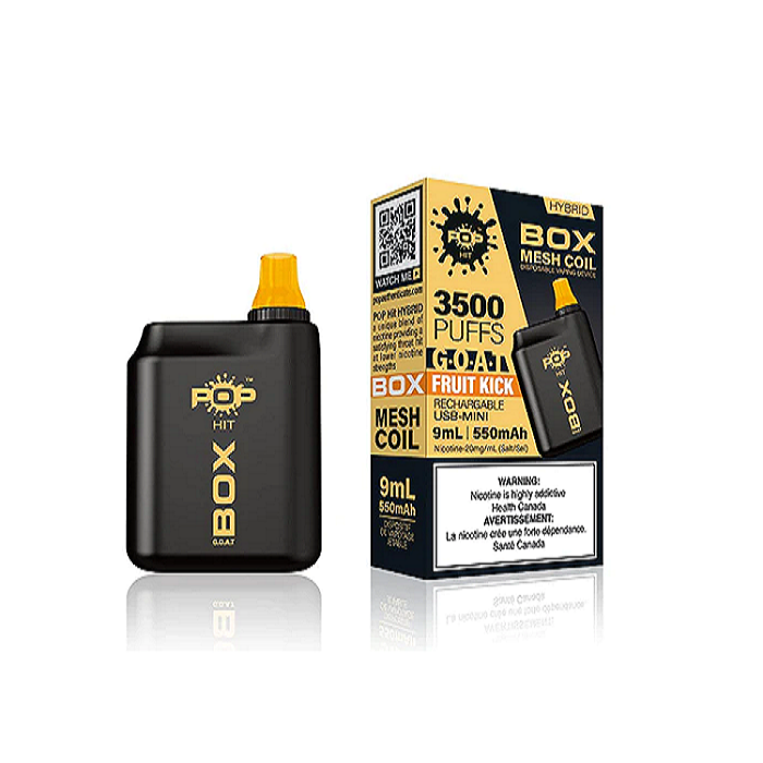 Pop Hybrid Box G.O.A.T 3500 Puff Rechargeable Vape Device