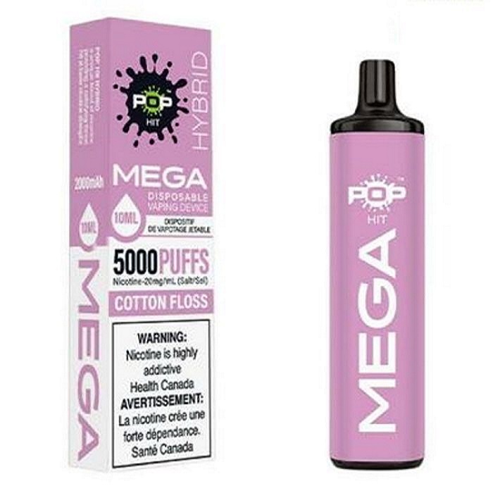 Pop Hybrid Mega 5000 Puff Disposable Vape Device – 10ct