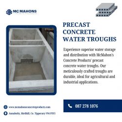 Water Trough Concrete: McMahon Water Solutions