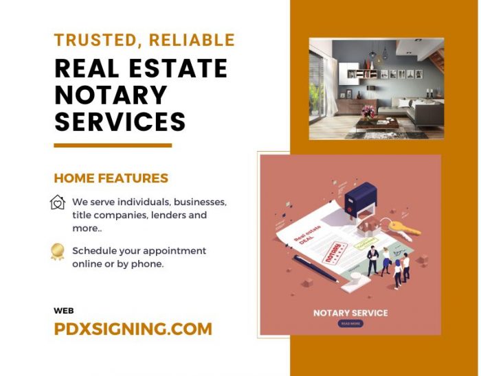 Reliable real estate notary services