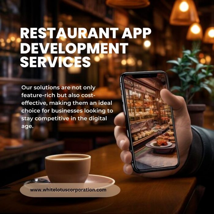 Restaurant Booking App Development Services- Whitelotus Corporation