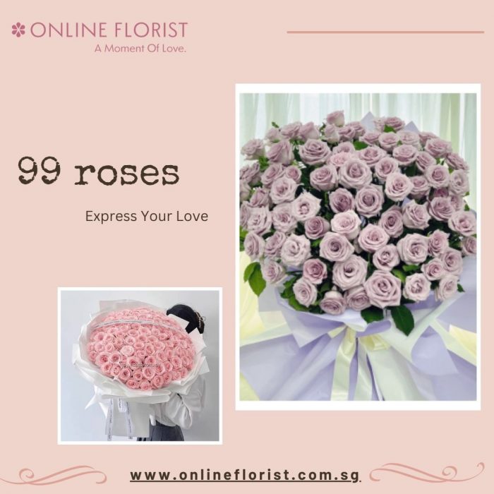 99 Roses Same Day Delivery in Singapore