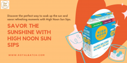 Savor the Sunshine with High Noon Sun Sips