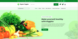 Organic Grocery Store Website Template