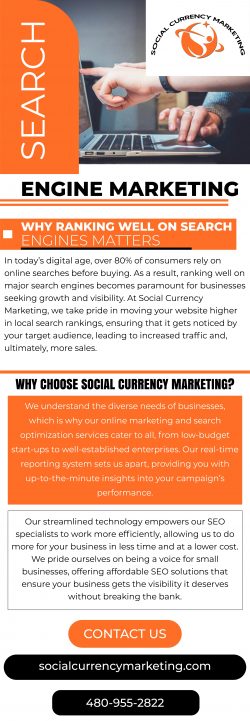Elevate Your Brand with Expert Search Engine Marketing at Social Currency Marketing