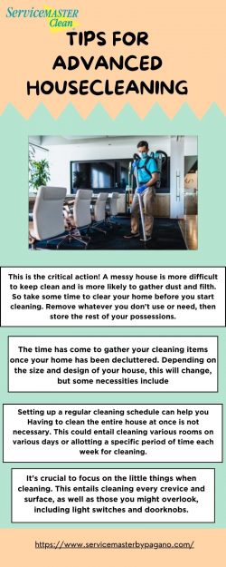 Advanced Tips for House Cleaning