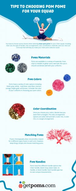 Tips to Choosing Pom Poms for Your Squad