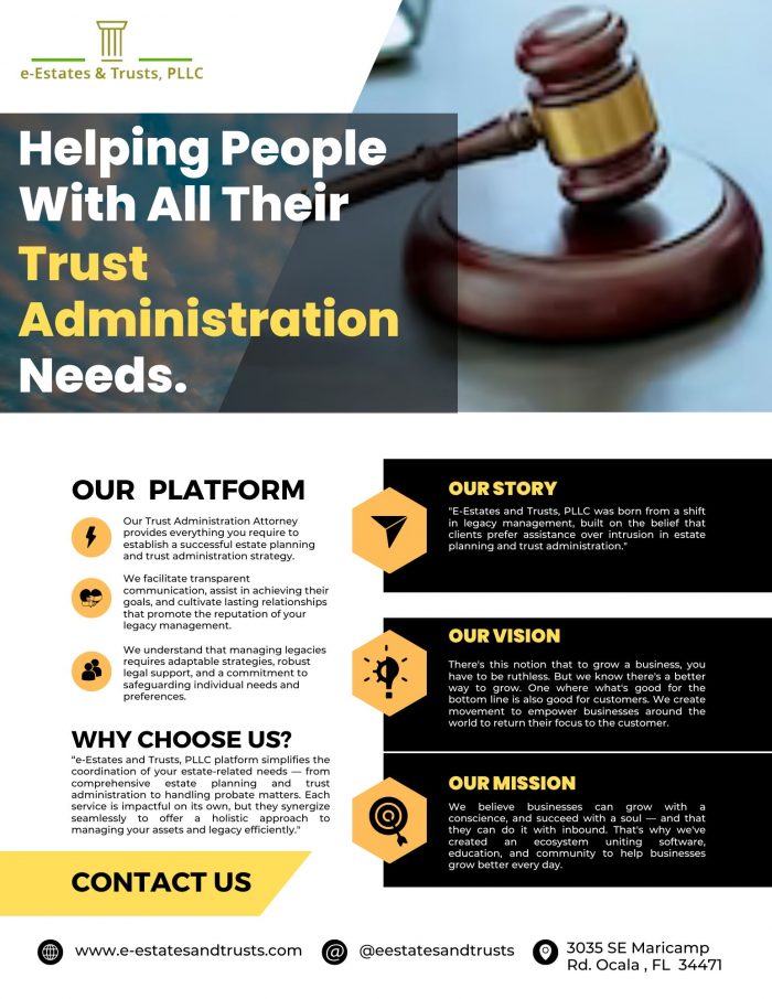 Helping People With All Their Trusts Administration Needs.