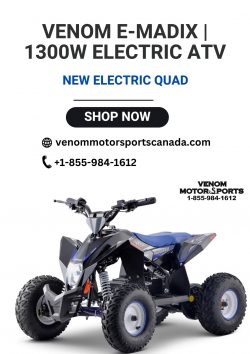 Top 1300w Electric ATV – Venom Motorsports Canada
