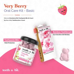 Very Berry Oral Care Kit – Neem – Kids(5-8 Yrs)- Live-a-bit