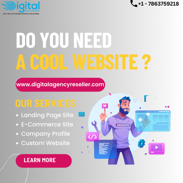 Custom Website Design & Development Services – Digital Agency Reseller