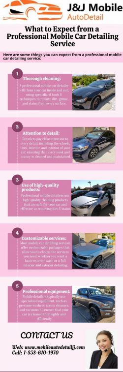 What to Expect from a Professional Mobile Car Detailing Service