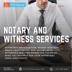 Witnessed notarization