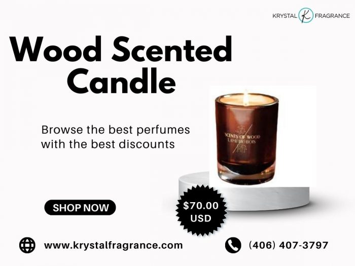 Buy Wood Scented Candle