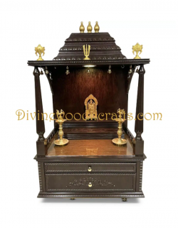 Wooden Pooja Mandir (Open Design)