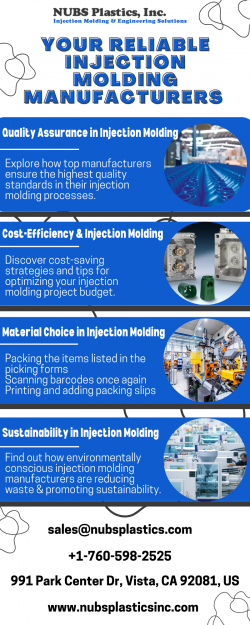 Your Reliable Injection Molding Manufacturers | Nubs Plastics Inc