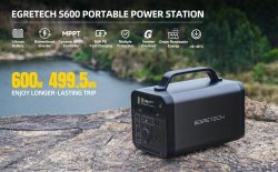 Sonic 600W Portable Power Station+100W Portable Solar Panel（Pre-sale）