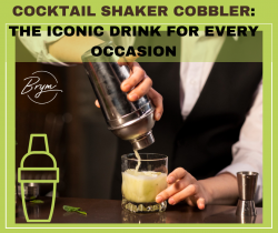 Brym Cocktail Shaker Cobbler: A Combination of Elegance and Expertise
