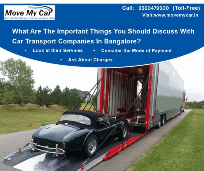 Things to consider before shipping a car in Bangalore