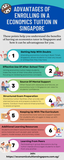 Advantages Of Enrolling In Economics Tuition In Singapore