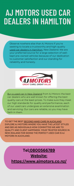 AJ Motors Used Car Dealers In Hamilton
