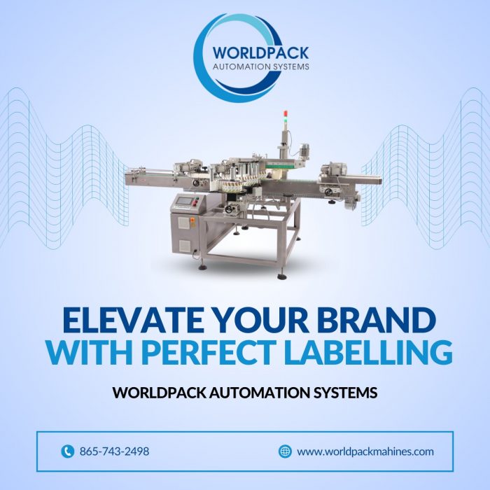 Experience Precision and Efficiency with WorldPack’s Advanced Bottle Sticker Labelling Machine