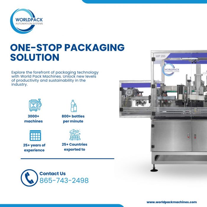 Achieving Packaging Excellence with WorldPack’s Automatic Sticker Labelling Machine