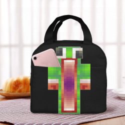 Unspeakable Backpack with Lunch Box Minecraft Skin Heat Insulated Lunchboxs $14.95