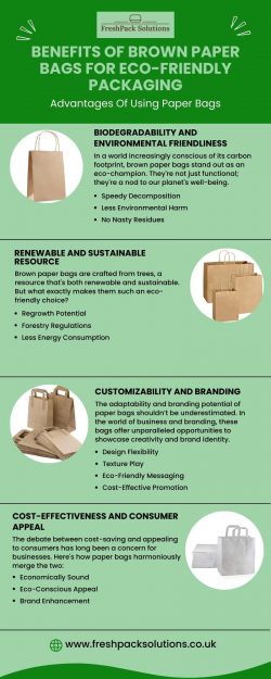Benefits of Brown Paper Bags for Eco-Friendly Packaging