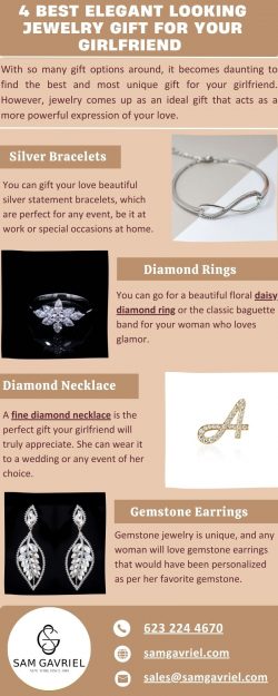 4 Best Elegant Looking Jewelry Gift For Your Girlfriend