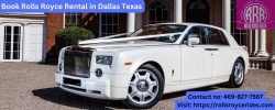 Book Rolls Royce Rental in Dallas Texas