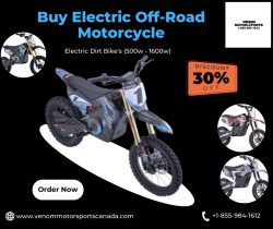 Buy an electric off-road motorcycle – Venom Motorsports Canada