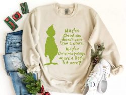 Grinch Sweater, Grinch Whoville Christmas Sweater $16.95