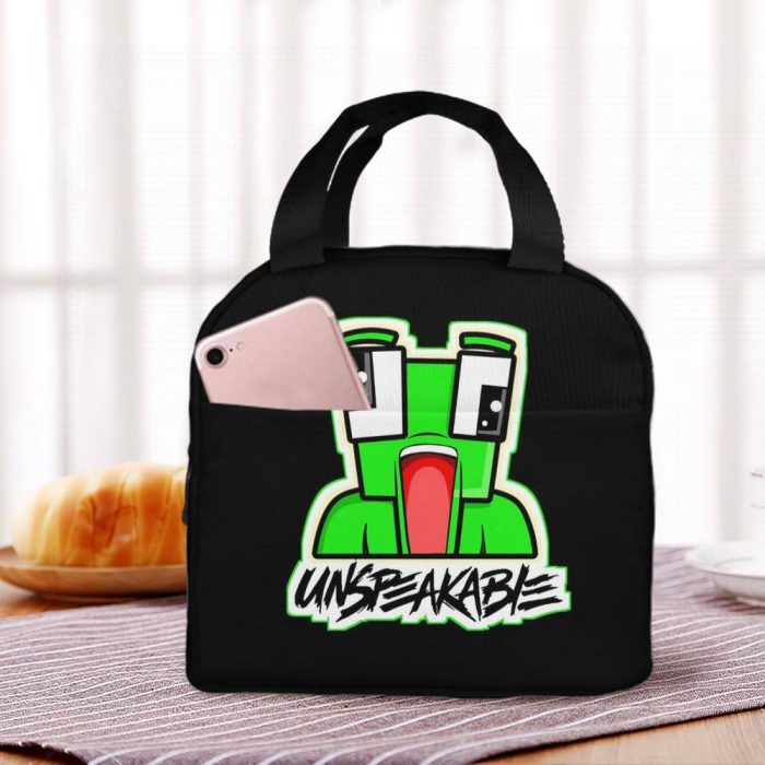 Unspeakable Backpack with Lunch Box Classics Logo Heat Insulated Lunchboxs $14.95