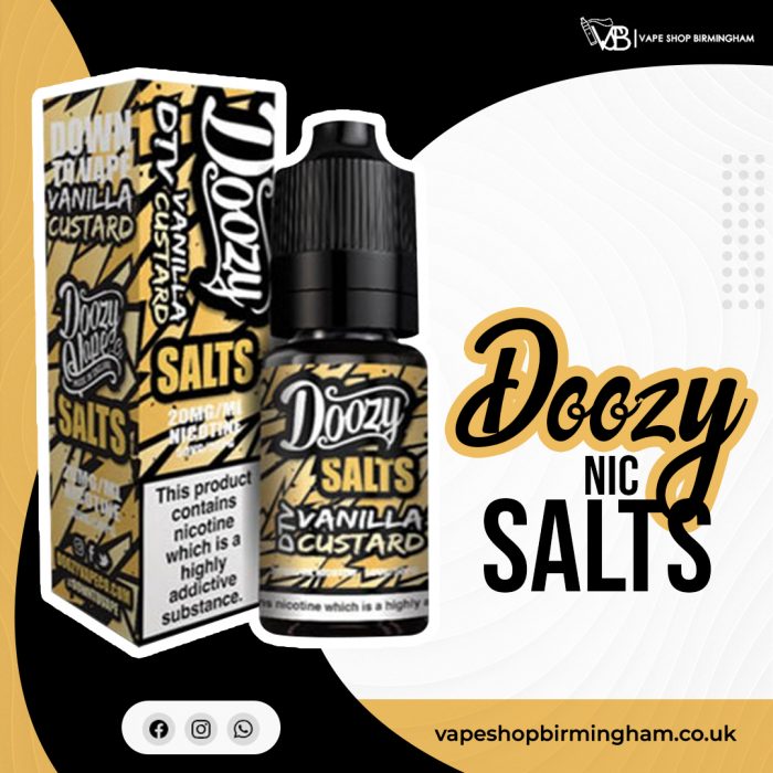 Elevate Your Vaping Experience with Doozy Nic Salts at VapeShopBirmingham.co.uk