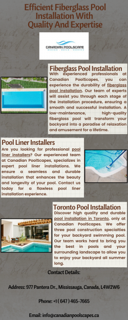 Unleash The Beauty Of Your Backyard With Flawless Fiberglass Pool Installation