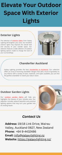 Elevate Your Outdoor Space With Exterior Lights