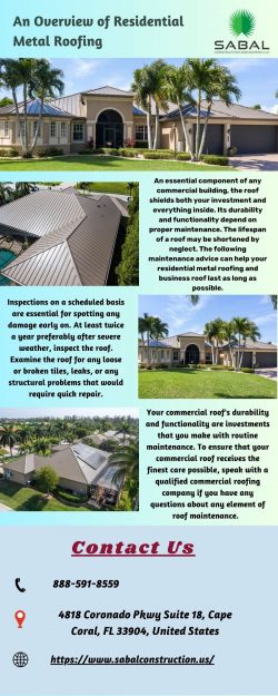 Enhance Your Home with Stylish Metal Roofing | Sabal Construction