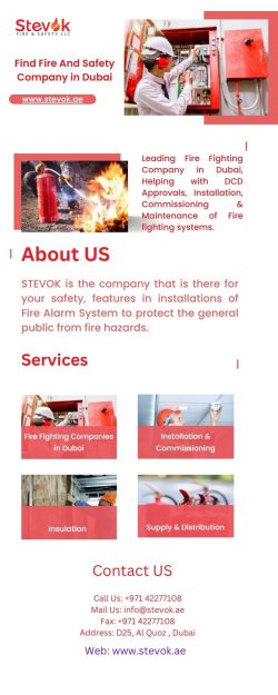 Find Fire And Safety Company in Dubai
