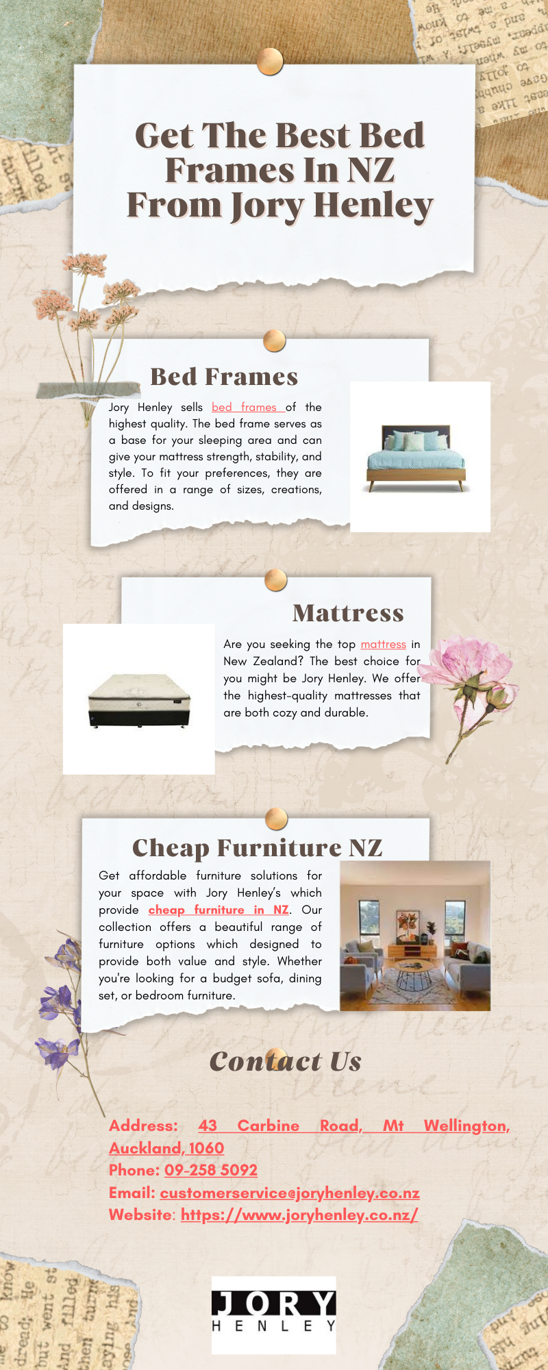 Get The Best Bed Frames In NZ From Jory Henley