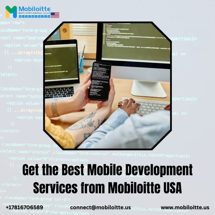 Get the Best Mobile Development Services from Mobiloitte