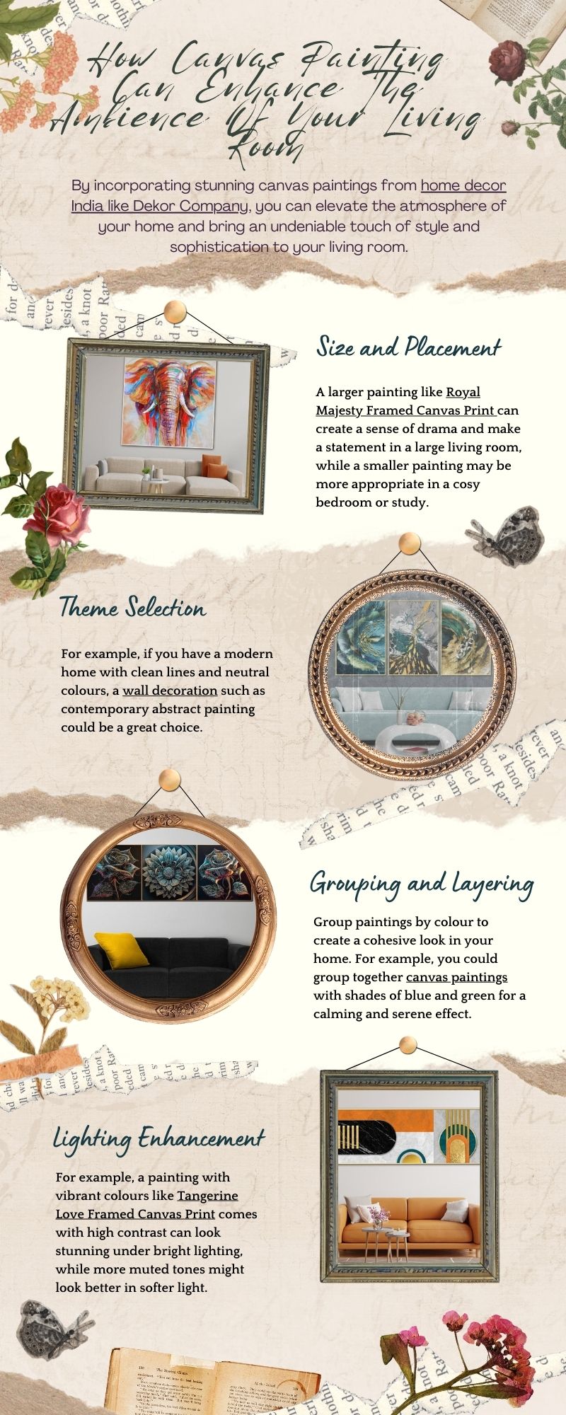 How Canvas Painting Can Enhance The Ambience Of Your Living Room
