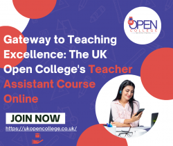 Empower Your Teaching Journey: Teacher Assistant Course Online by UK Open College!