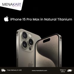 Apple iPhone 15 Pro Max 256GB: Natural Titanium, 6.7 inch, 8GB RAM (Physical Sim & eSim)