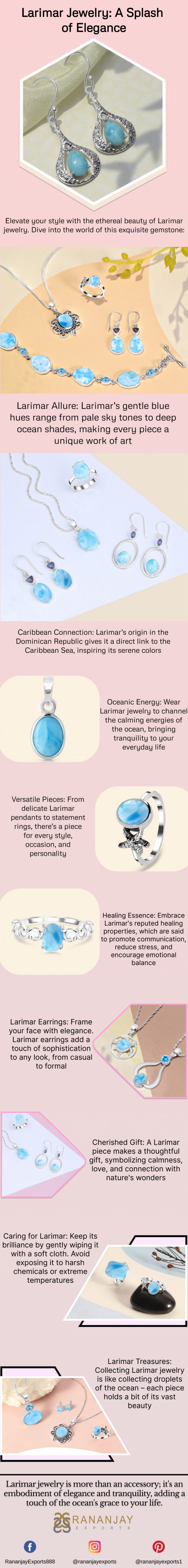 Larimar Jewelry: A Splash of Elegance